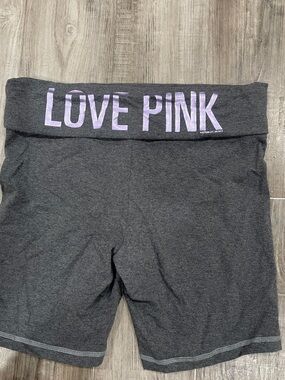 PINK Victoria's Secret Dark Gray Bike Shorts